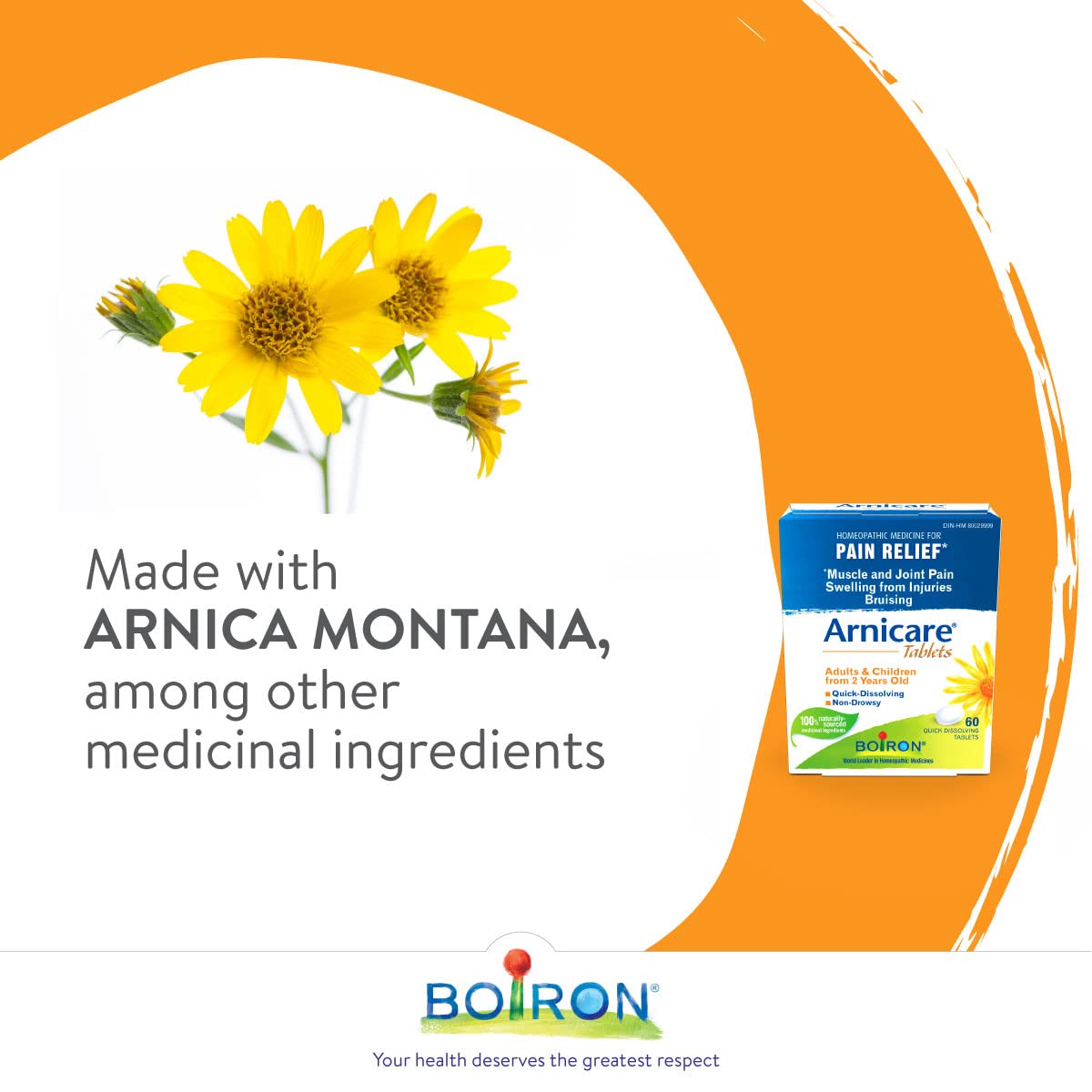 Boiron - Arnicare Tabs Muscle & Joint Pain (60tab 60)