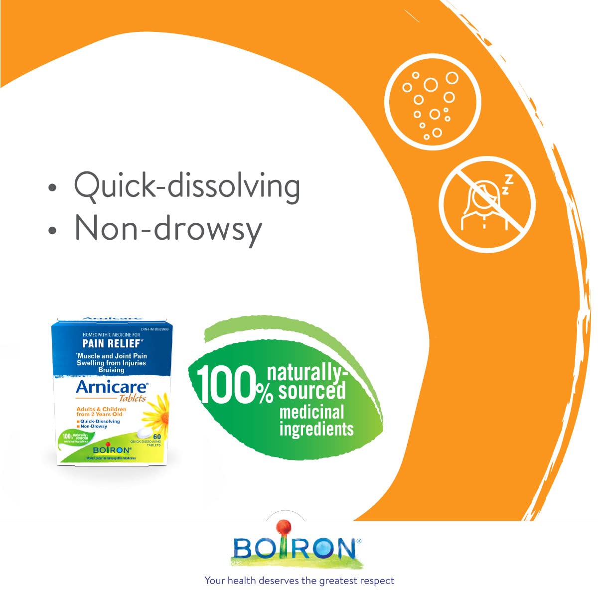 Boiron - Arnicare Tabs Muscle & Joint Pain (60tab 60)