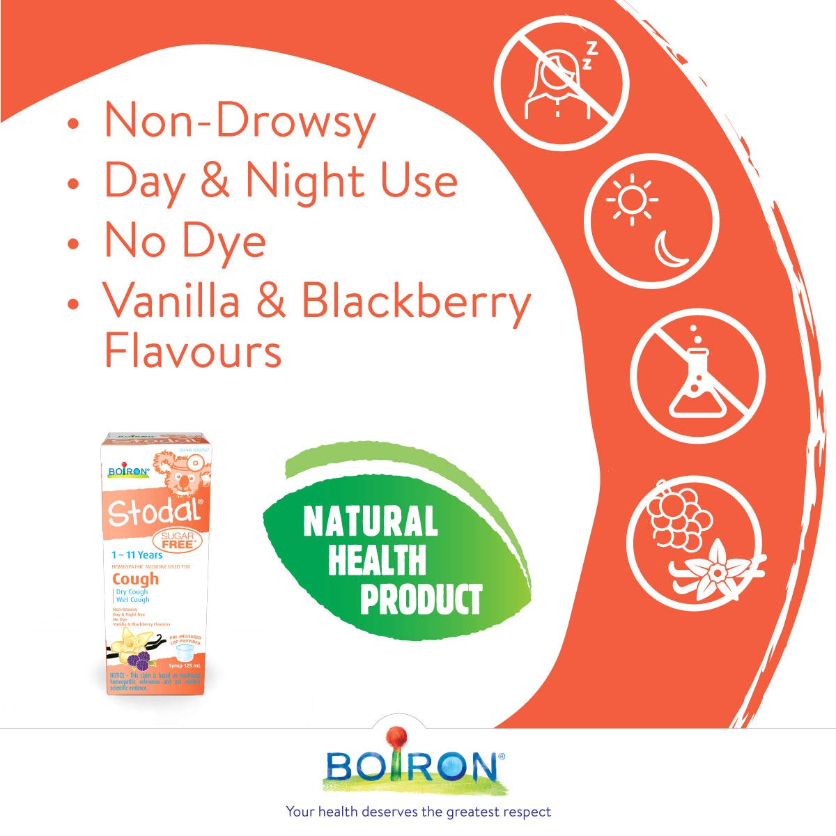 Boiron - Stodal Child Sugar Free (125ml 12)