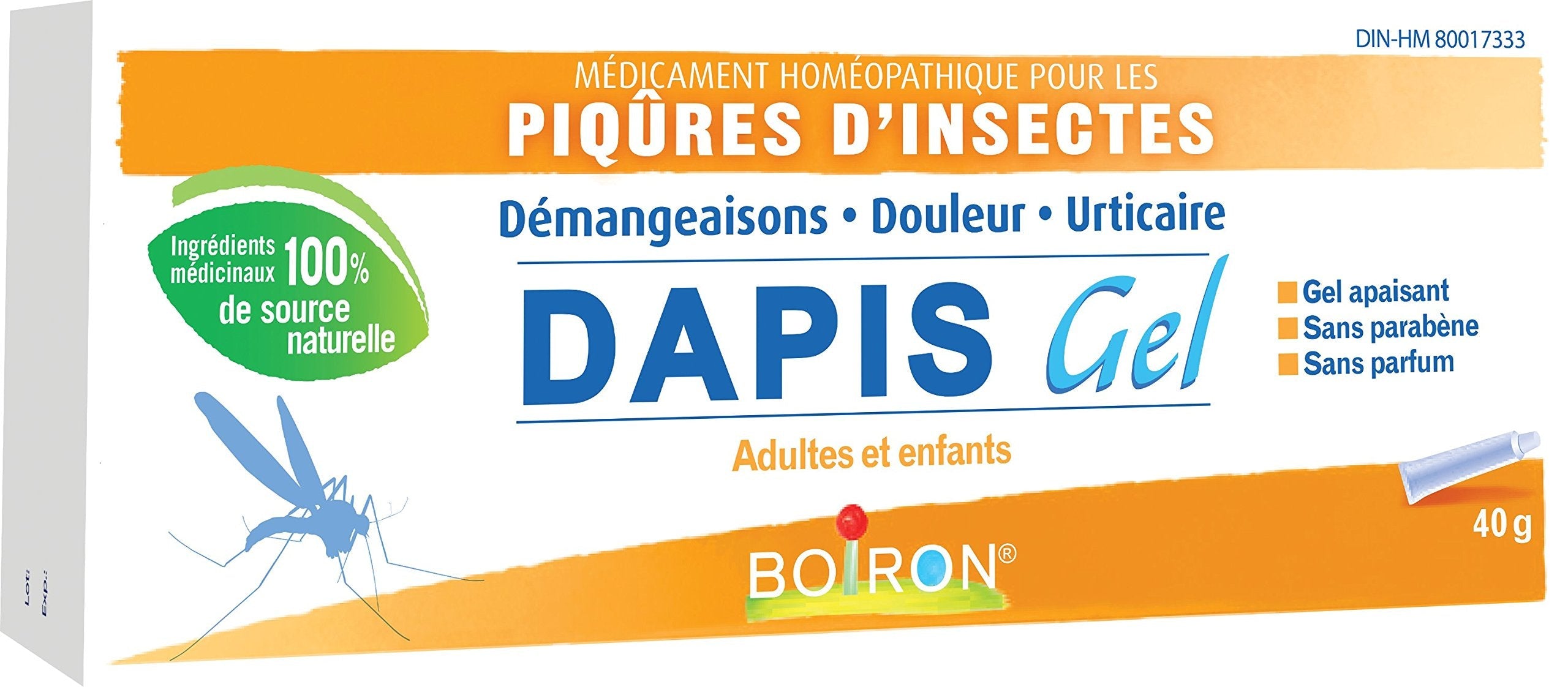 Boiron - Dapis Gel Paraben Free (40g 48)