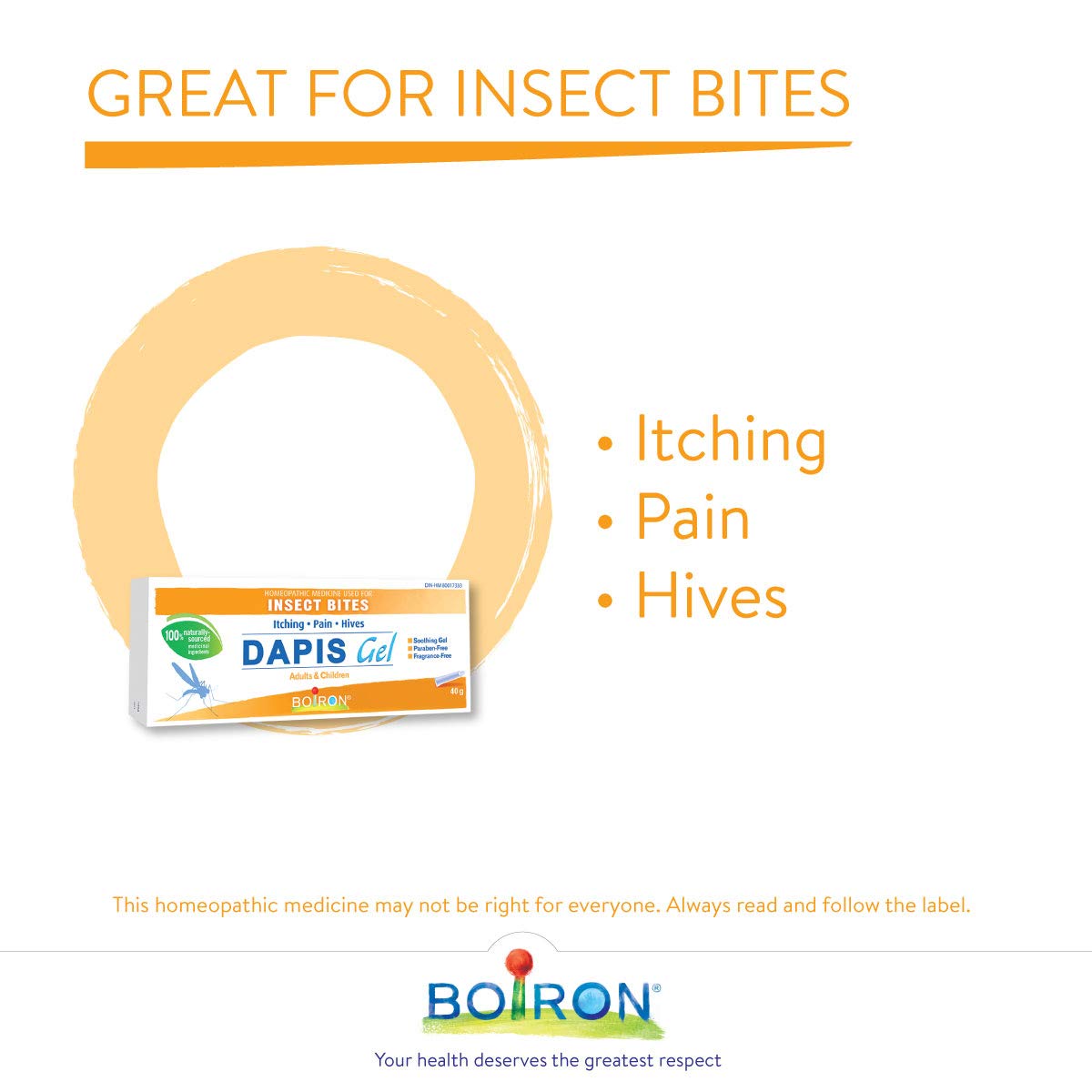 Boiron - Dapis Gel Paraben Free (40g 48)