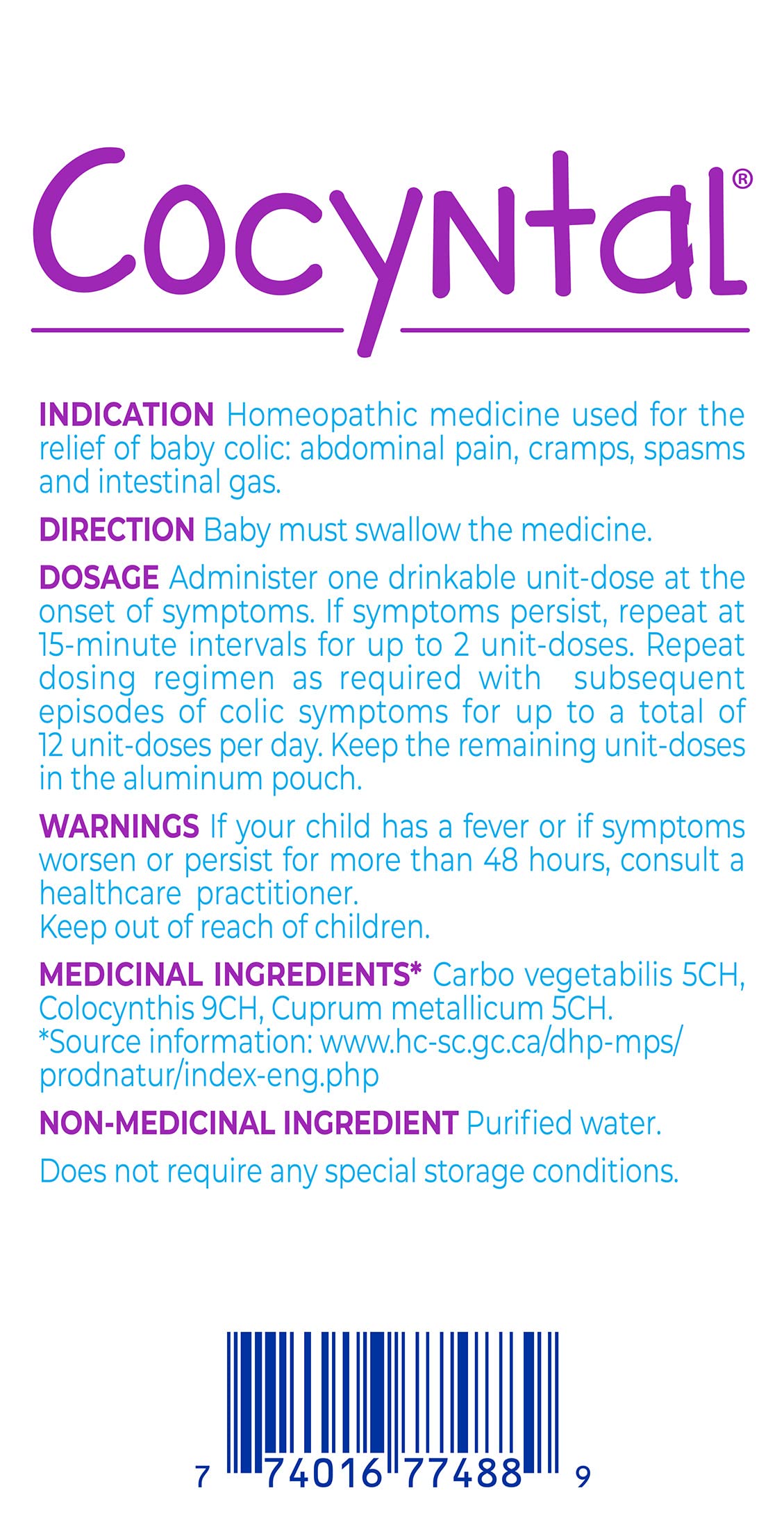 Boiron - Cocyntal 30 Dose (1ml 12)