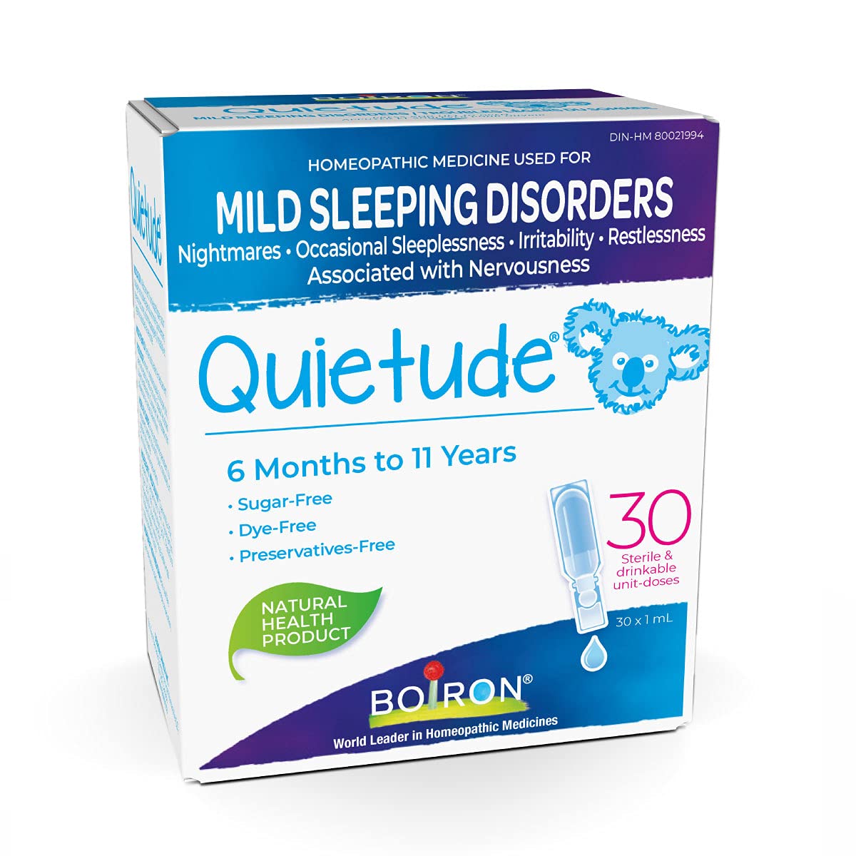 Boiron - Quietude 30dose, Restlessness (30pk 36)