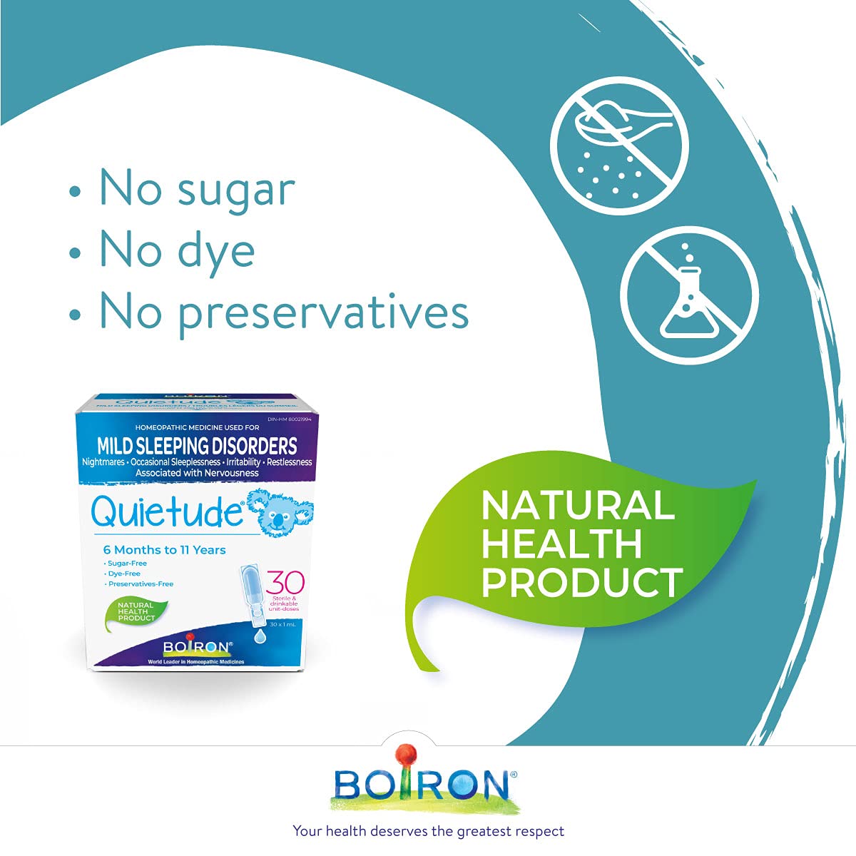 Boiron - Quietude 30dose, Restlessness (30pk 36)