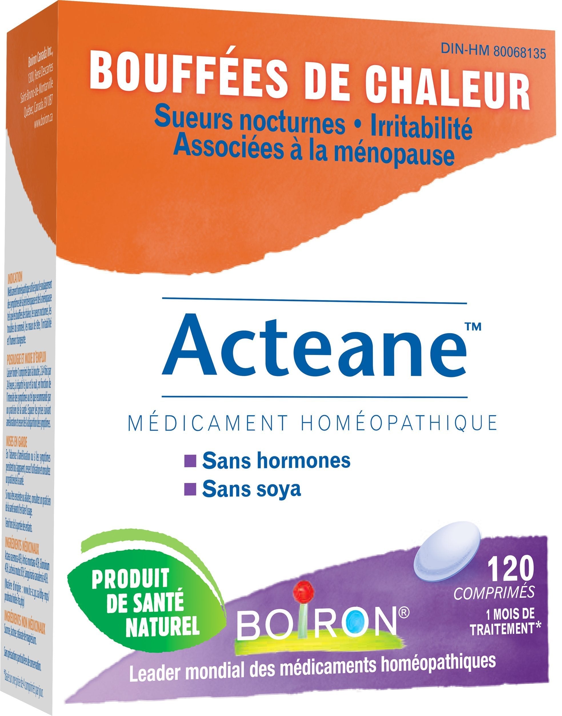 Boiron - Acteane - Hot Flash Relief (120tab 12)