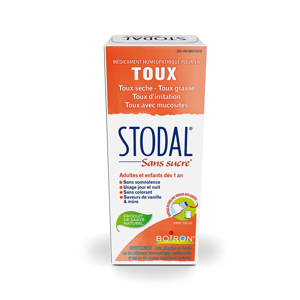 Boiron - Stodal Adults Cough Syrup S/F (200ml 24)