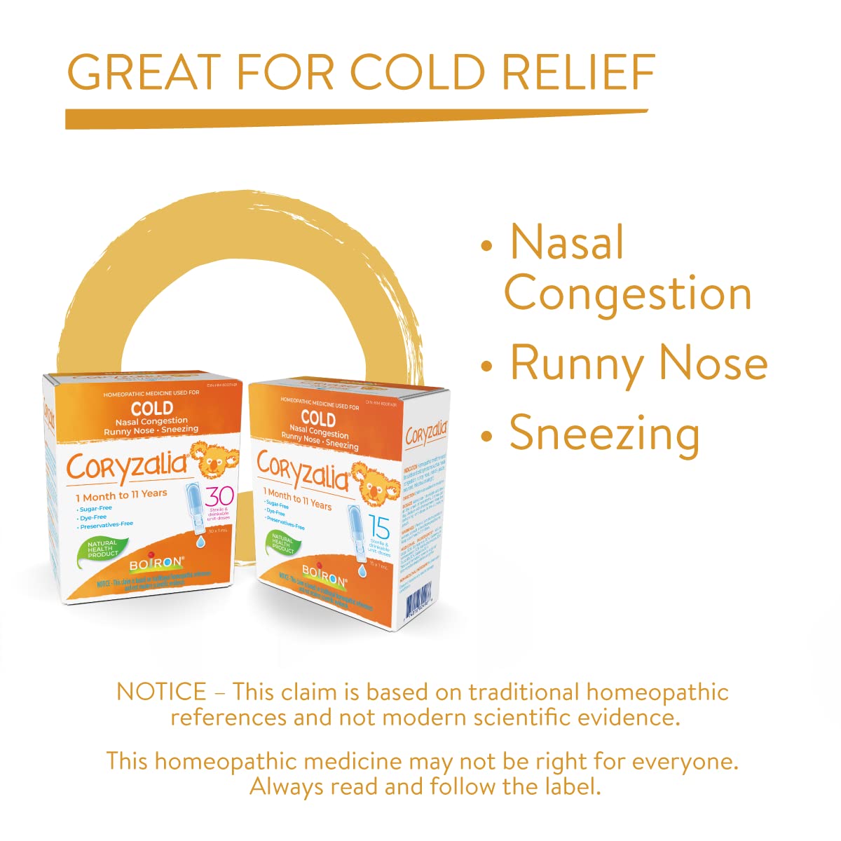 Boiron - Coryzalia Cold (15pk 15)