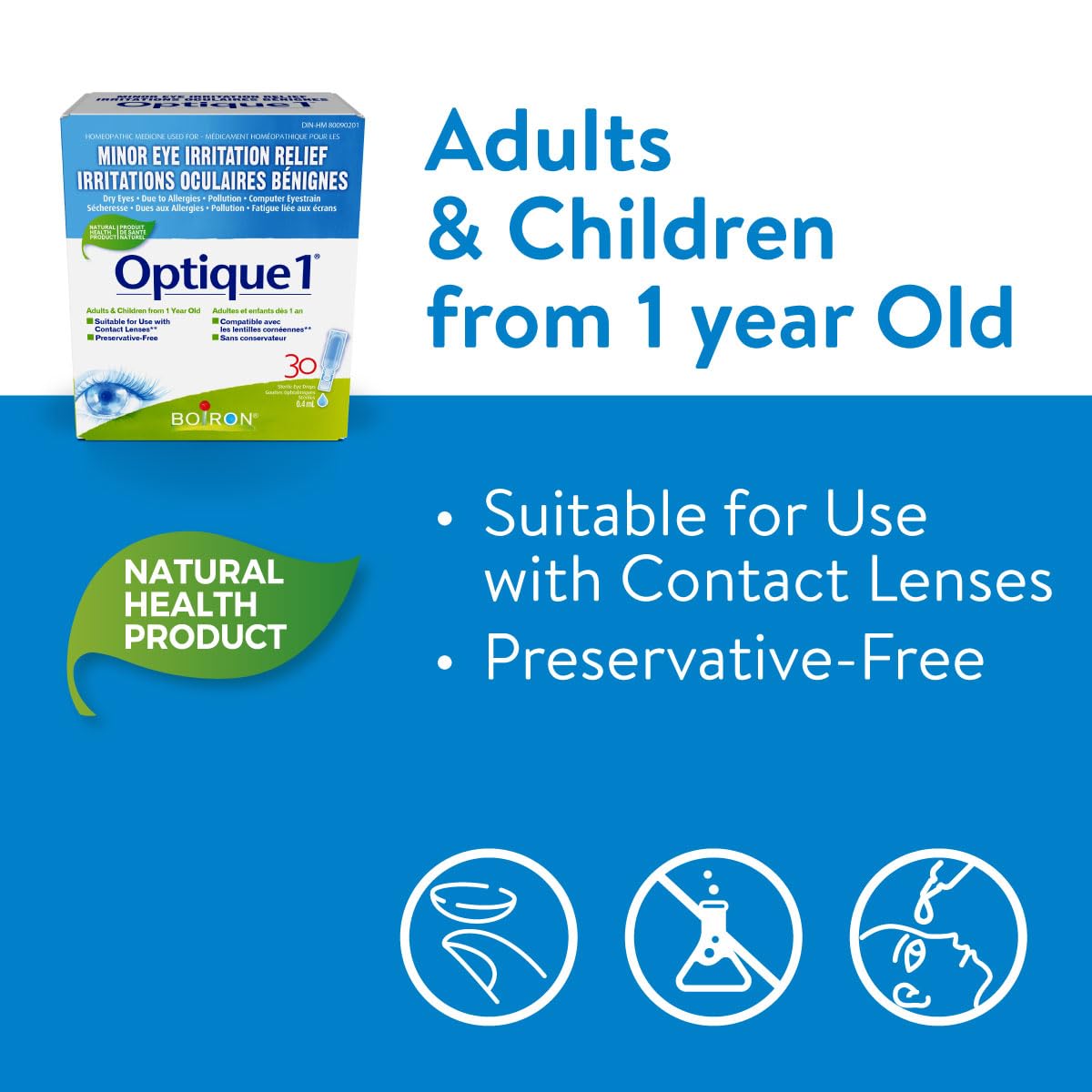 Boiron Optique 1 – 1ml, 30 Unit-Doses