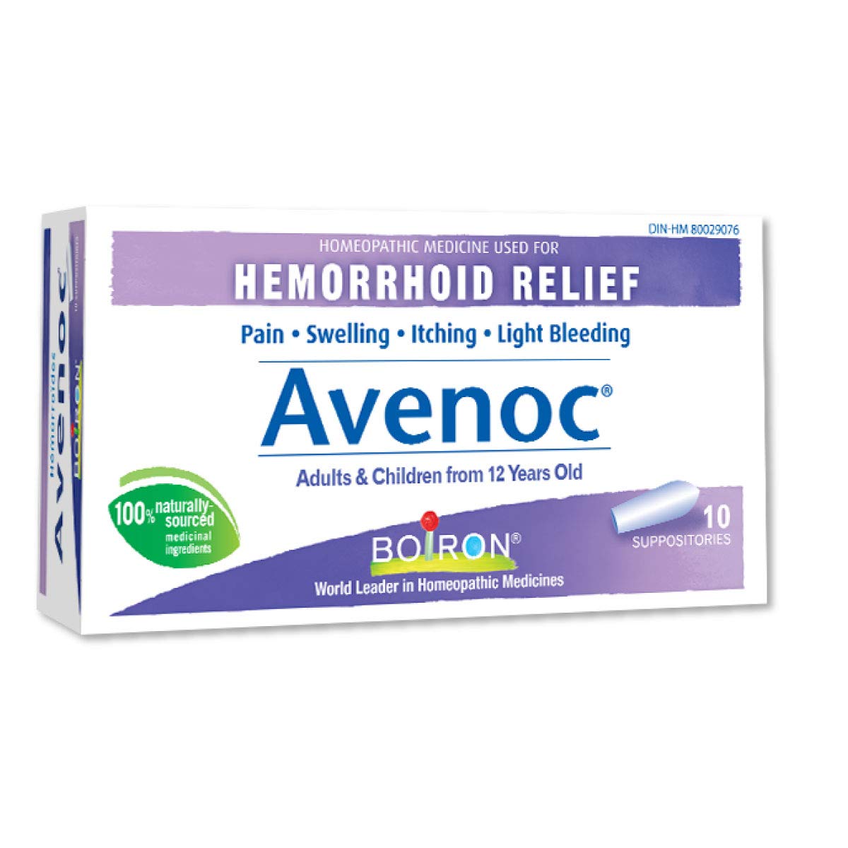 Boiron - Avenoc Suppositories Hemorrhoids (10ct 35)