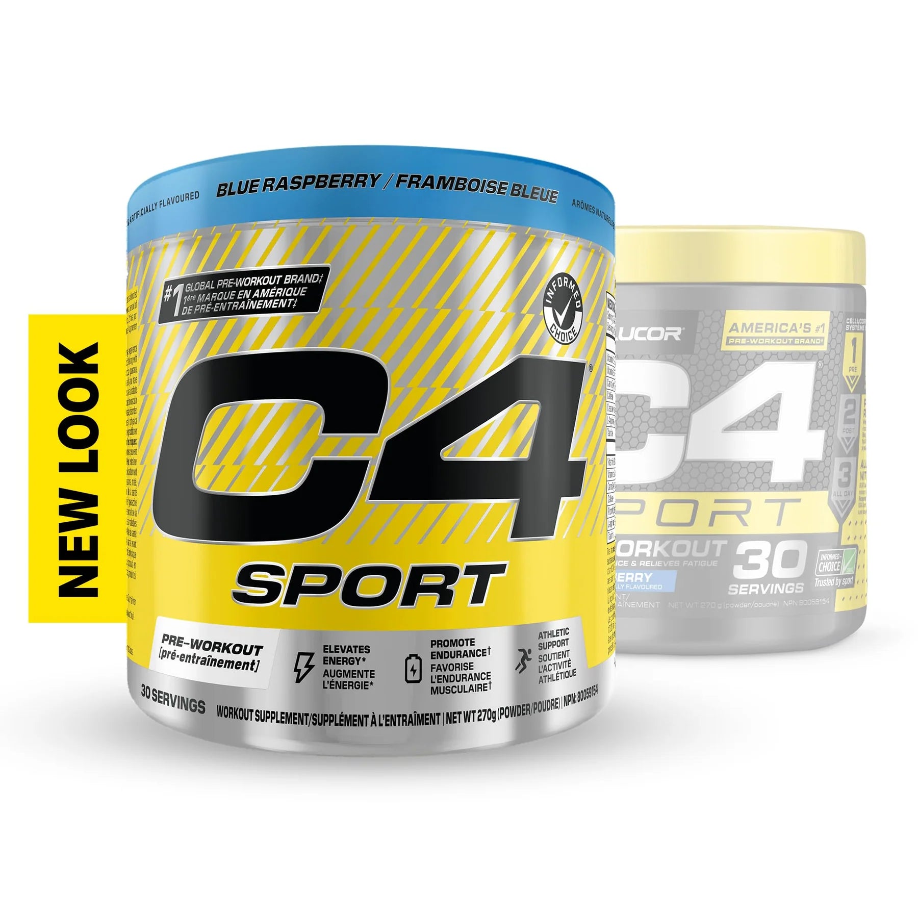 C4 - Sport Blue Raspberry 30s (270g 12)