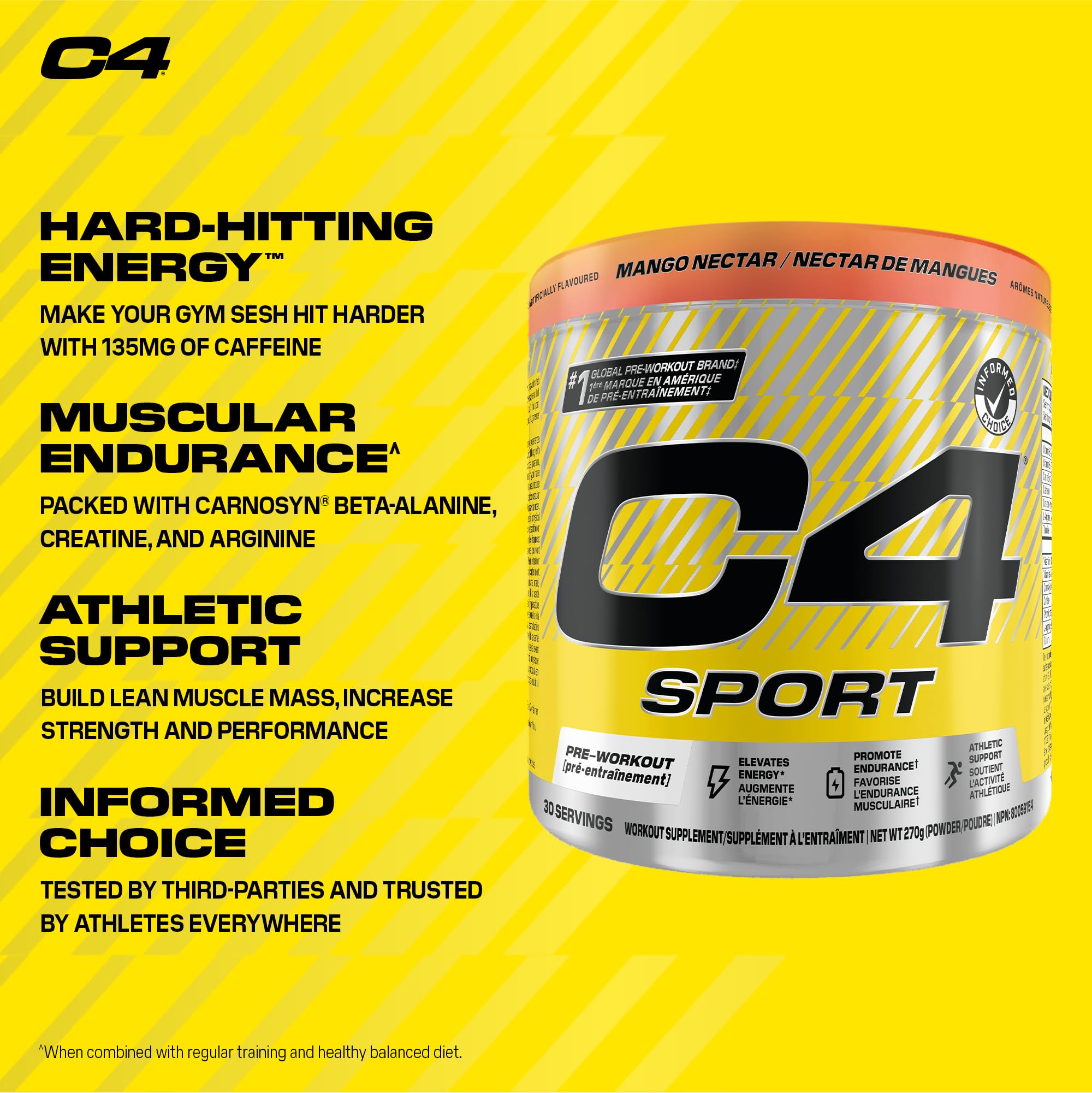 C4 - Sport Mango Nectar 30s (270g 12)