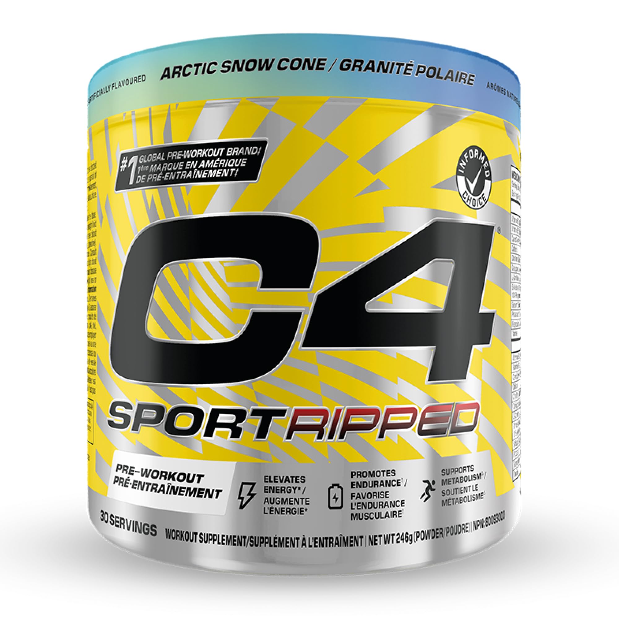 C4 - Sport Ripped Arctic Snow Cone 30s (246g 12)