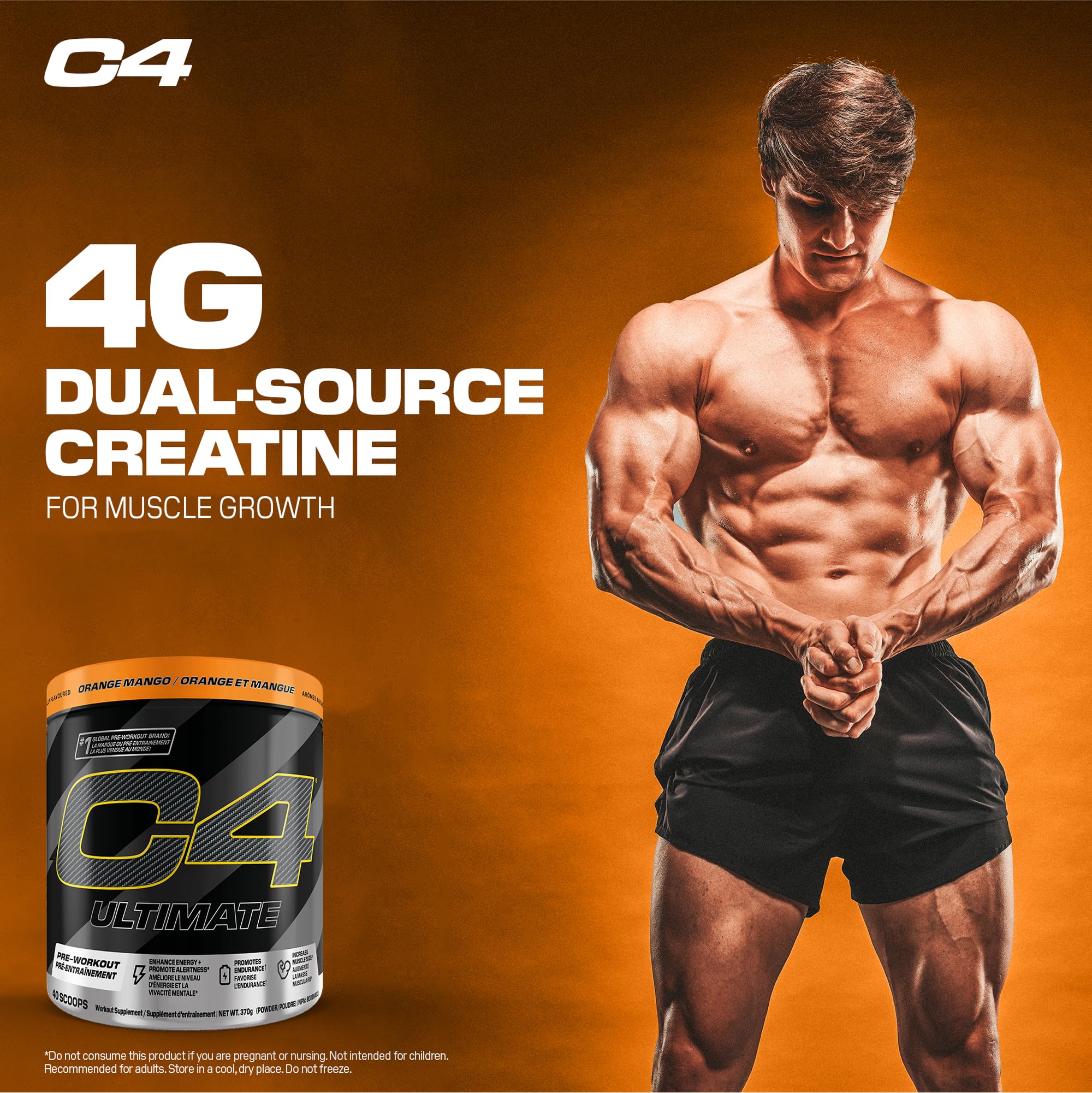 C4 - Ultimate Orange Mango 20s (370g 12)