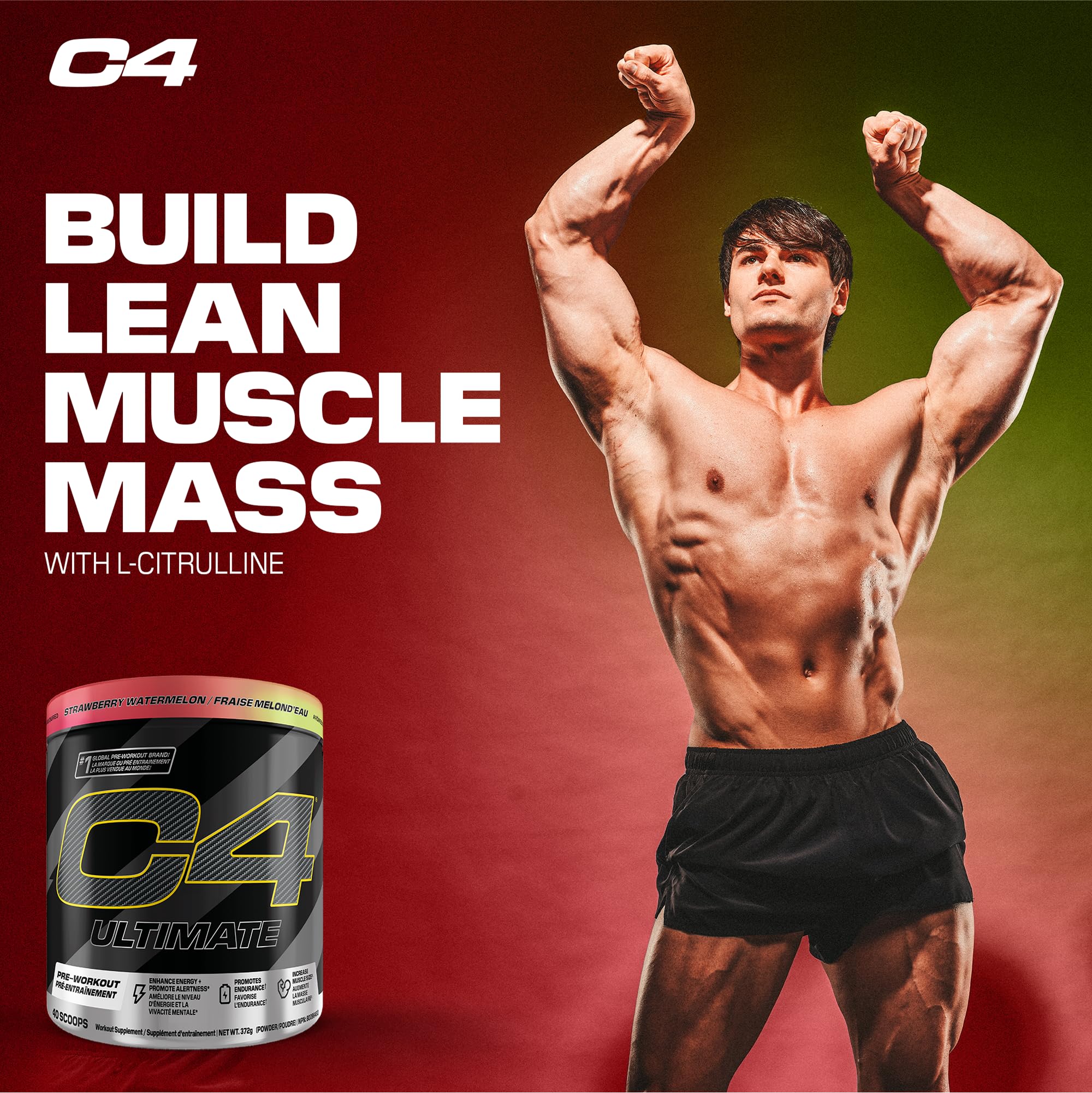 C4 - Ultimate Strawberry Watermelon 20s (372g 12)