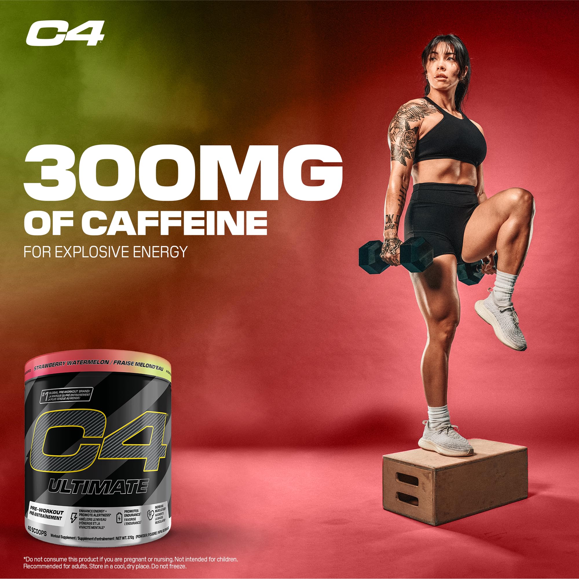 C4 - Ultimate Strawberry Watermelon 20s (372g 12)