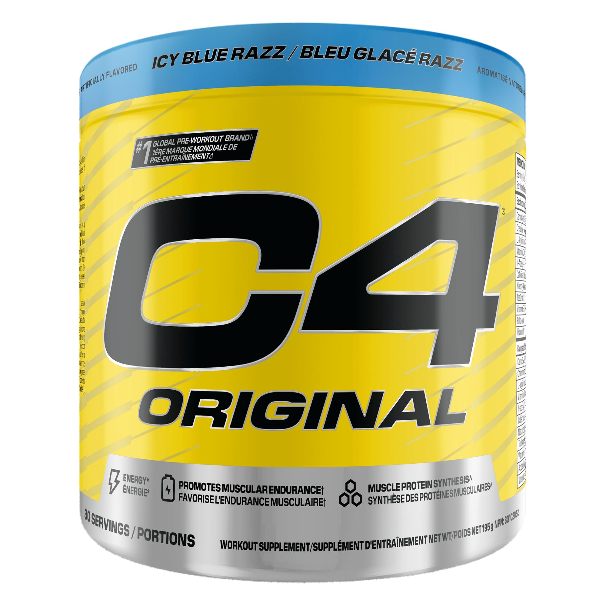 C4 - Original Icy Blue Razz 30s (195g 12)