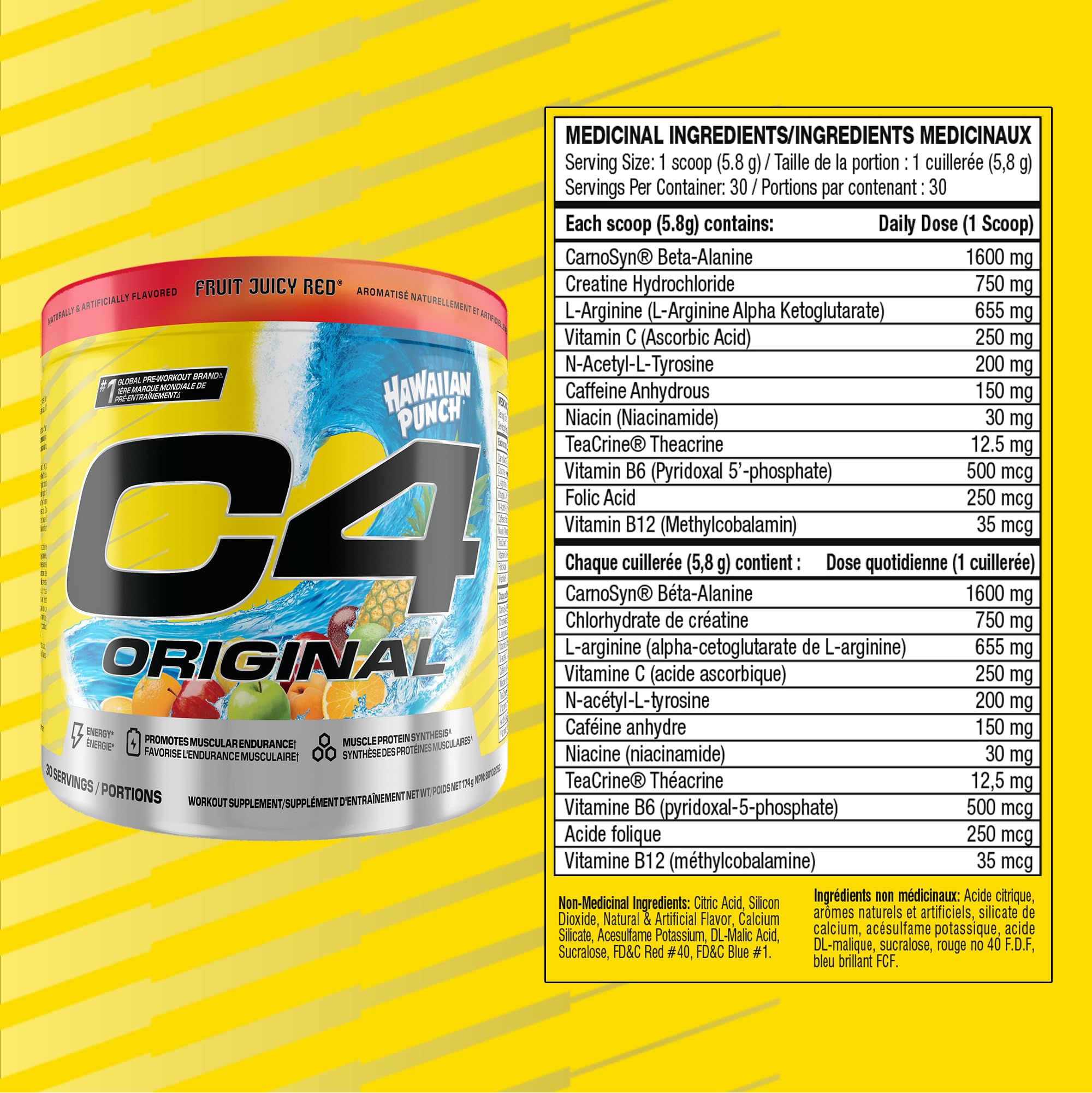 C4 - Original HP Fruit Juicy Red 30s (174g 12)