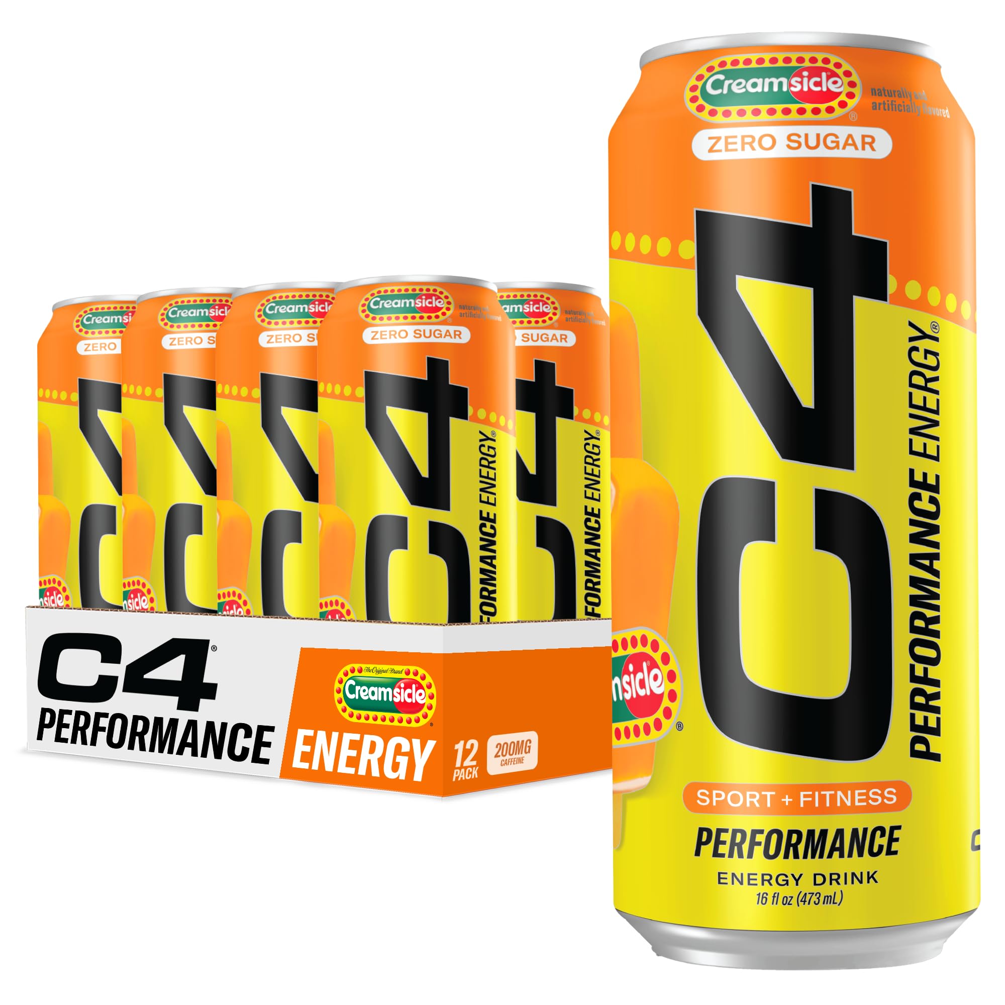 C4 - Performance Energy Creamsicle (12 x 473ml 12)