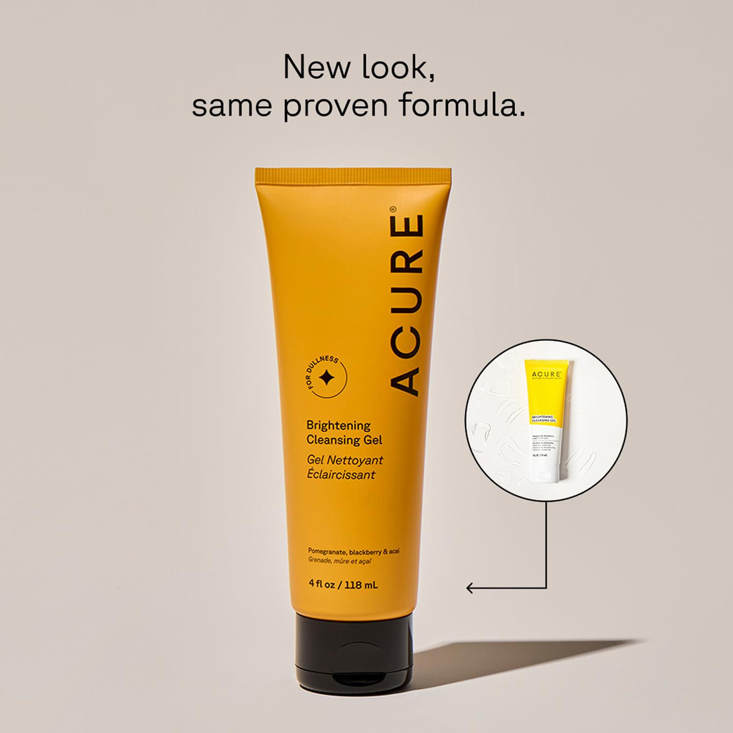 Acure - Brightening Cleansing Gel (118ml 12)