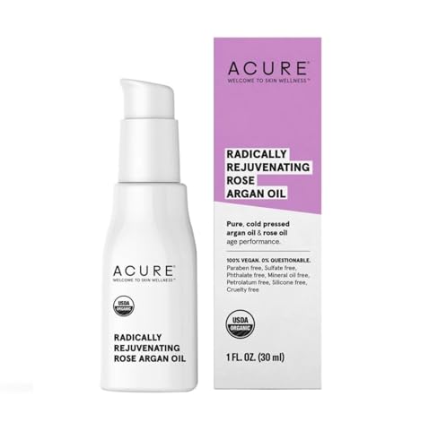 Acure Argan Oil – Vegan & Cruelty-Free Skin & Hair Nourishing Oil with Vitamin E, 30ML