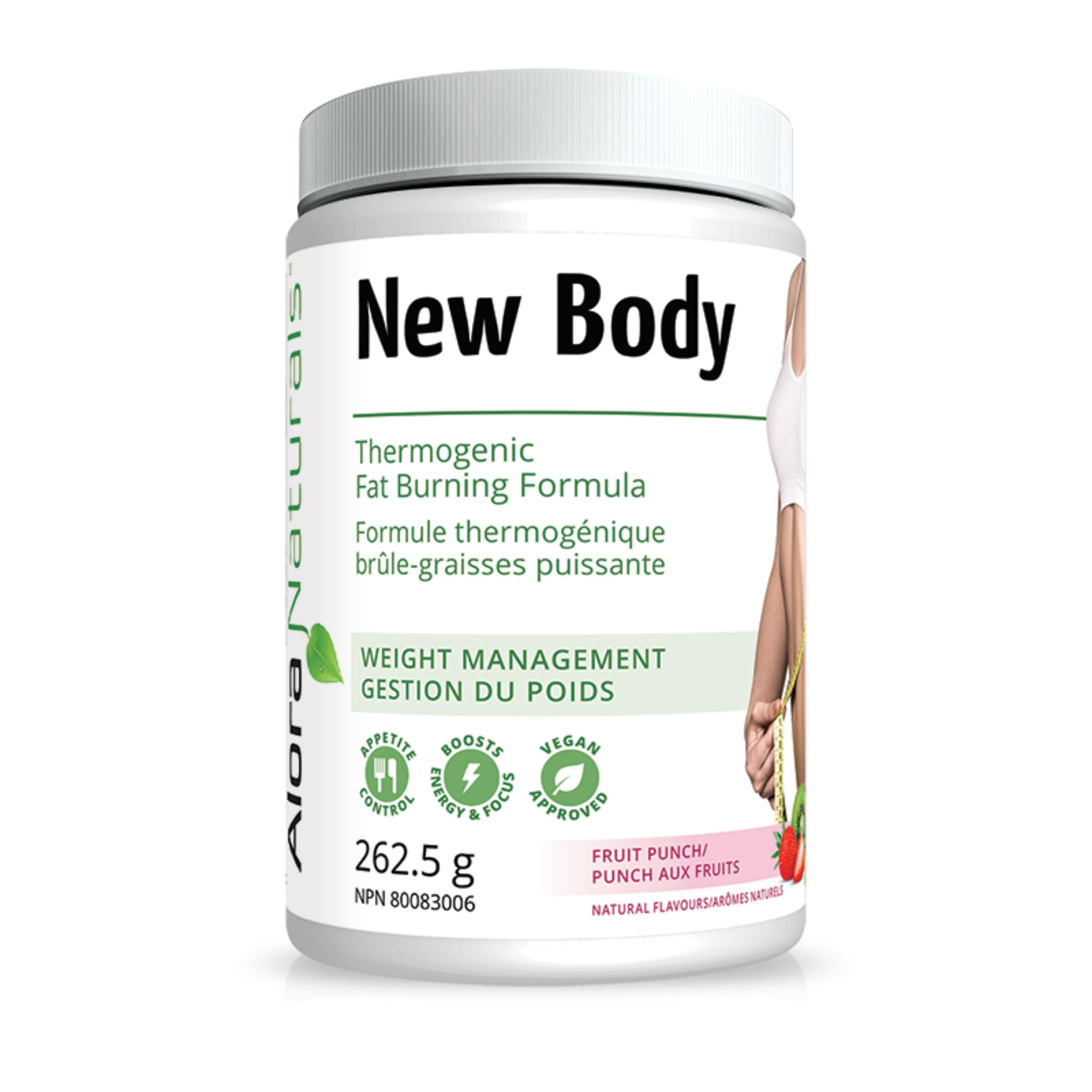 Alora Naturals - New Body- Natural Fruit Punch (262.5g 12)