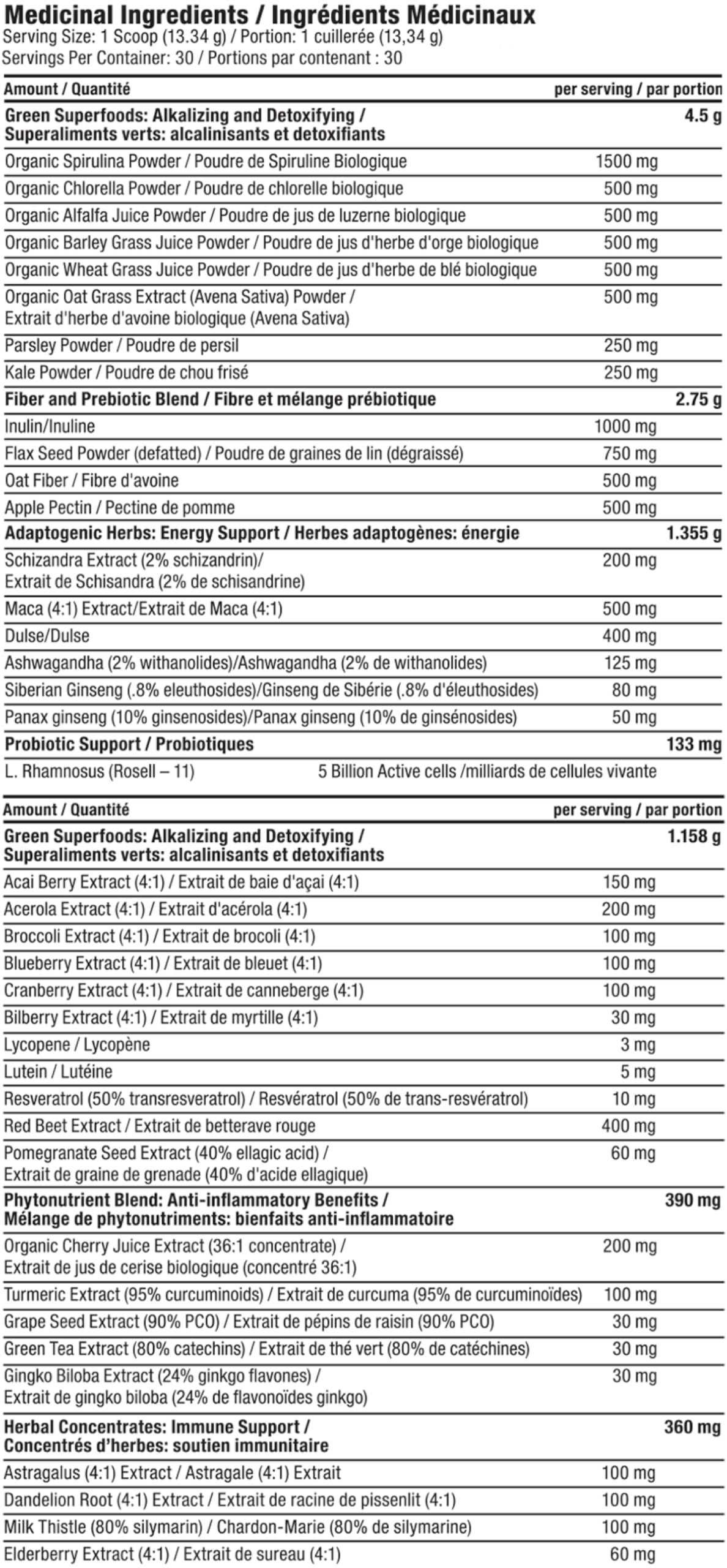 Alora Naturals - True Greens Unflavoured (400g 12)