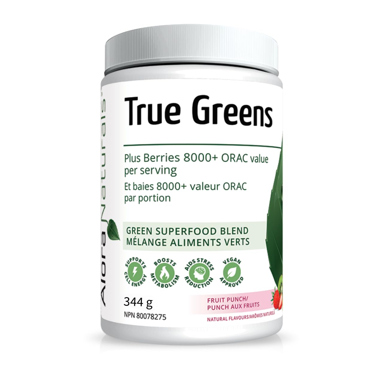 Alora Naturals - True Greens Raspberry Lemonade (400g 12)