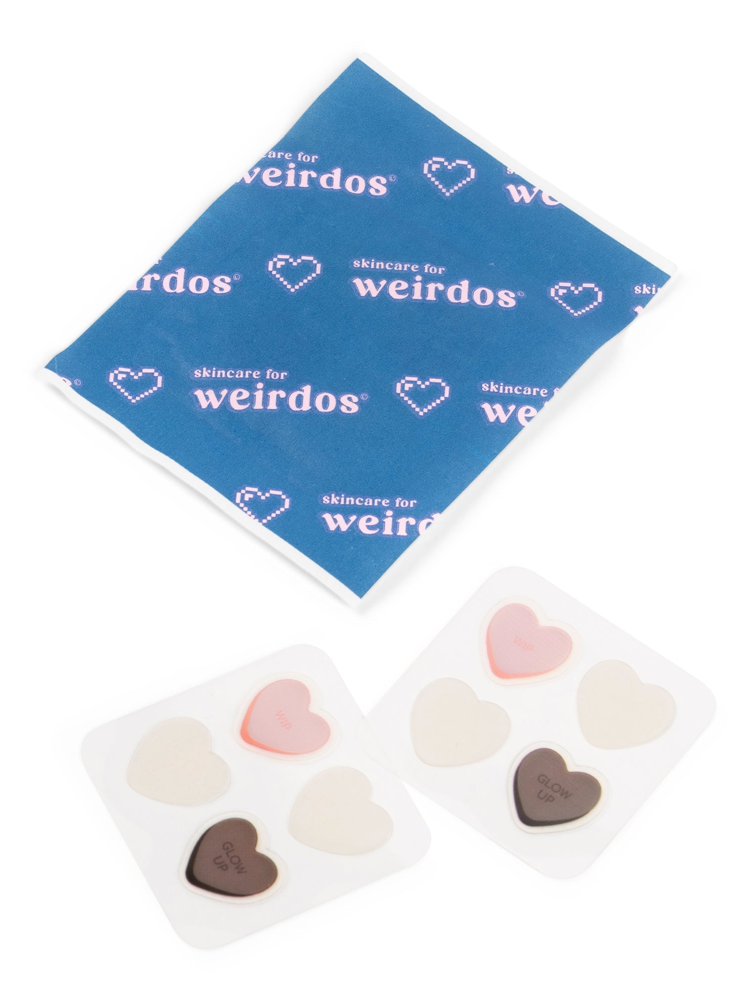 32 Healing Heart Pimple Patches – Salicylic Acid & Niacinamide Hydrocolloid Acne Patches