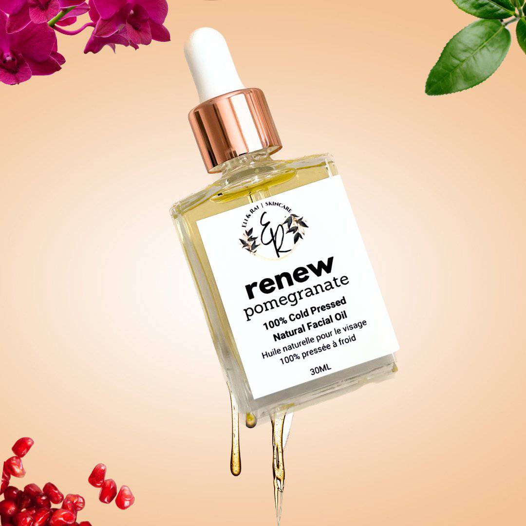 Renew Pomegranate Oil Serum – Anti-Aging Facial Oil for All Skin Types