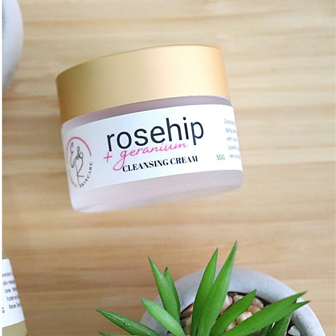 Rosehip Cleansing Cream – Brightening & Anti-Aging Facial Cleanser