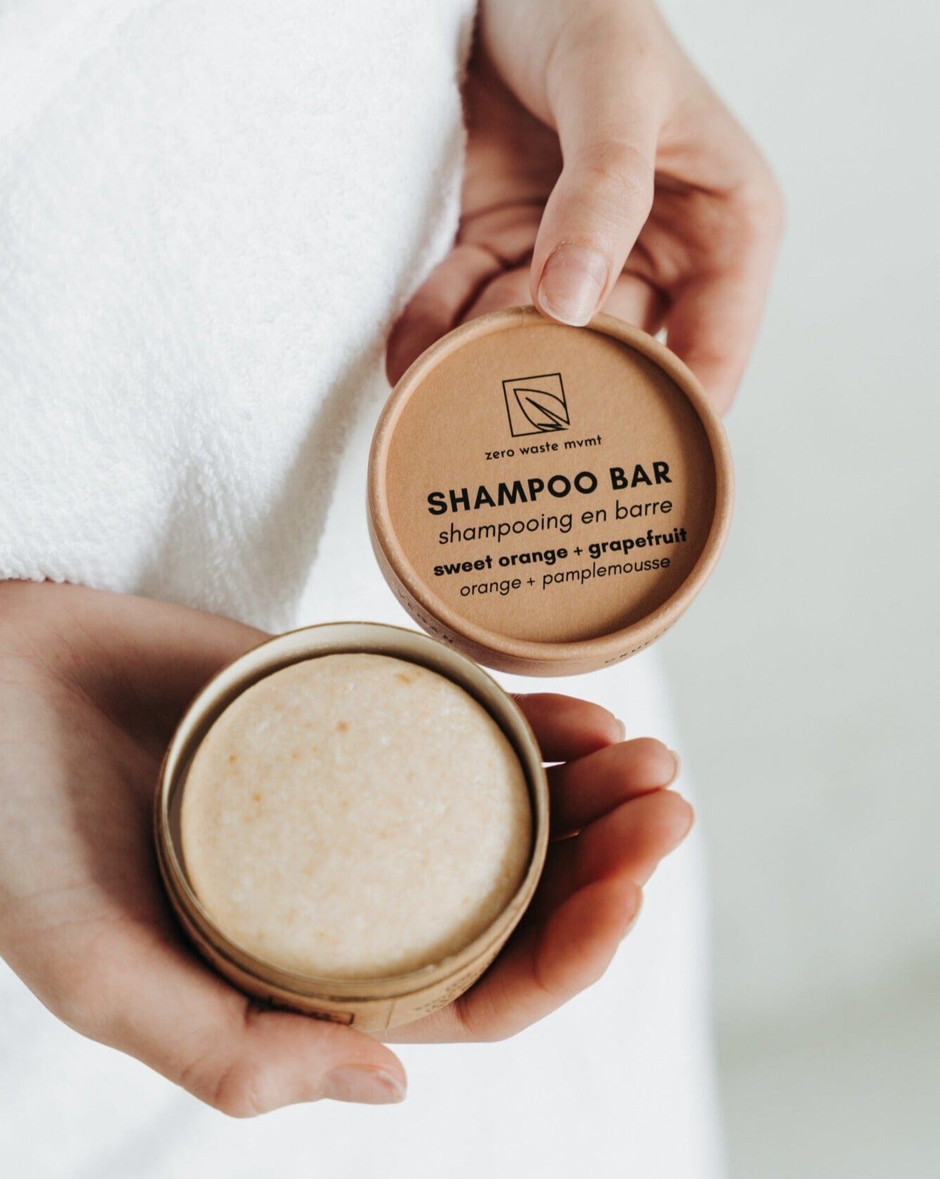 Shampoo Bar – Sweet Orange + Grapefruit | Uplifting Citrus Zero-Waste Hair Cleanser