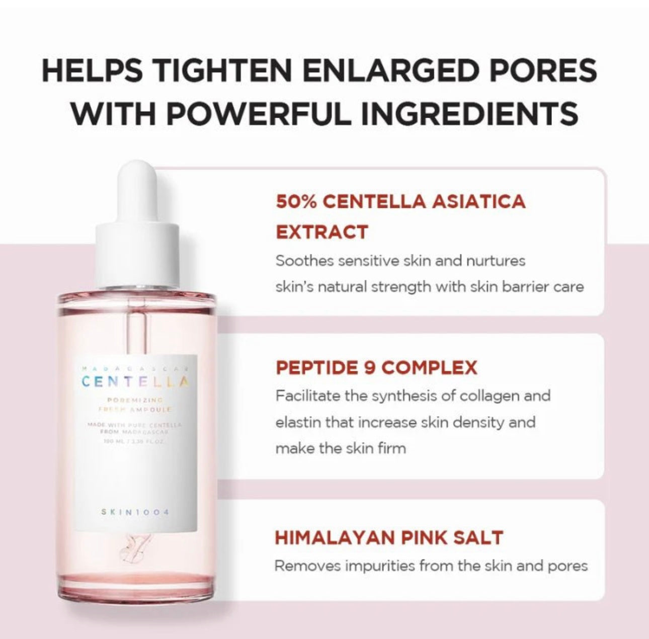 SKIN1004 Madagascar Centella Poremizing Fresh Ampoule 100ml