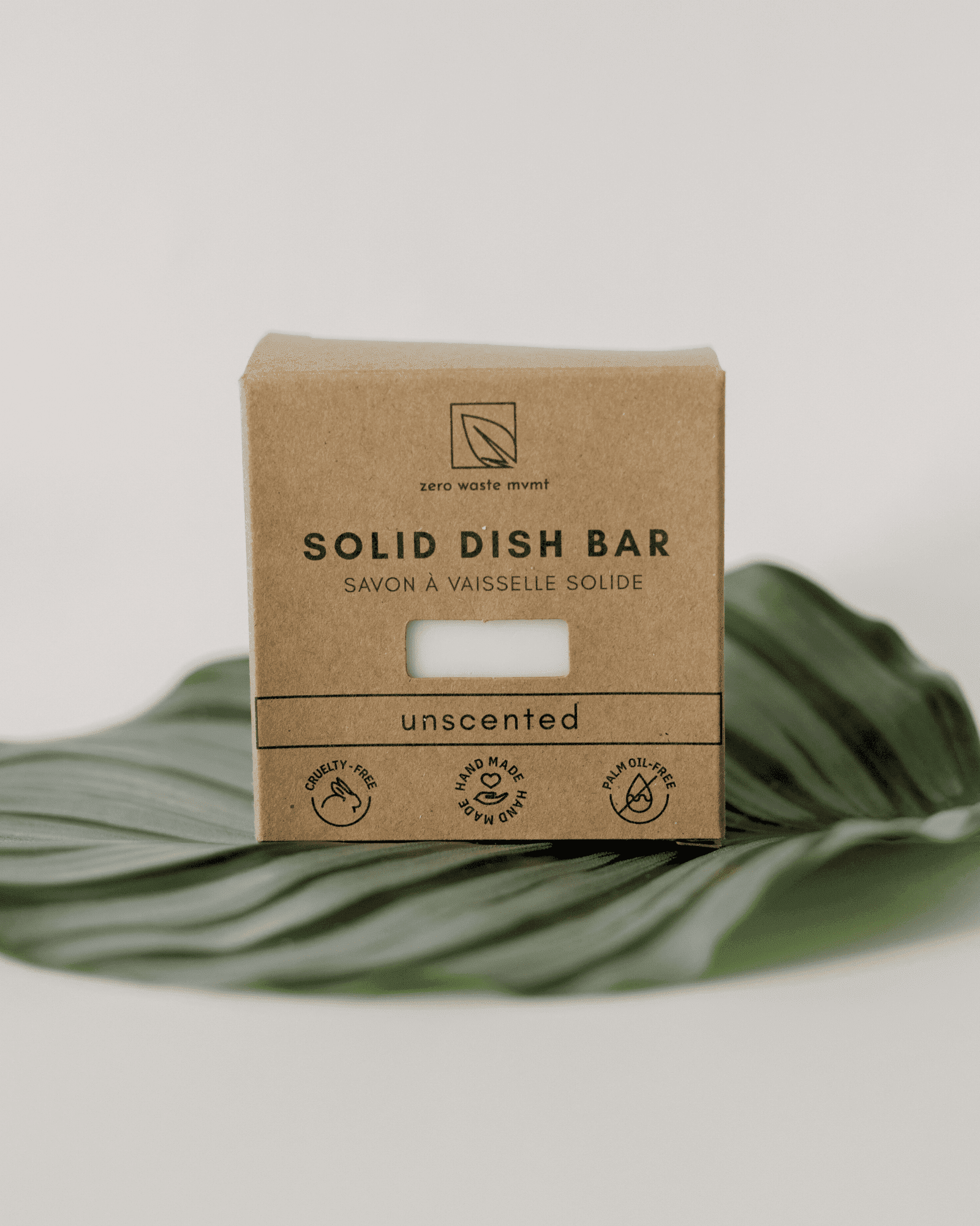 Solid Dish Soap Bar – Bergamot + Lime, Eco-Friendly & Zero-Waste, 5.5 oz