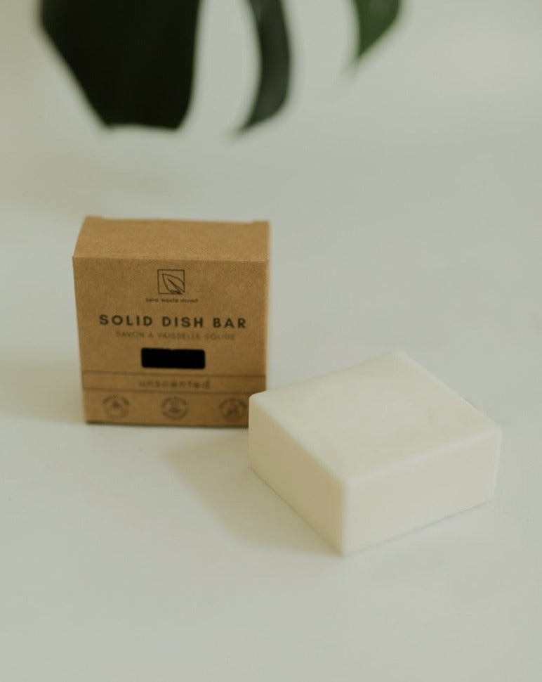 Solid Dish Soap Bar – Unscented, Eco-Friendly & Zero-Waste, 5.5 oz