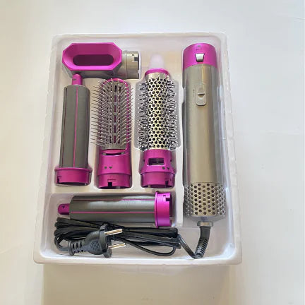 Curling Comb and Straightener 5-in-1