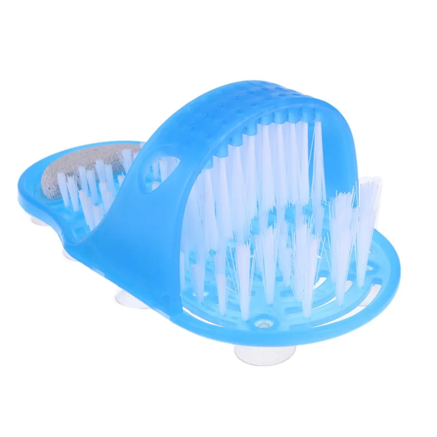 Plastic Bath Shower Feet Massage Slippers Bath Shoes Brush