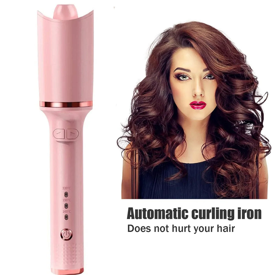 Follexmoe Automatic Hair Curler Professional Anti Tangle Automatic Hair Curler