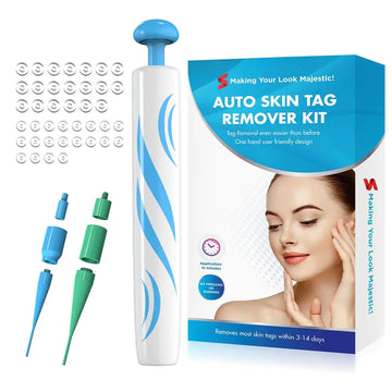 Face Neck Chin Back Fingers Painless Wart Removal Kit Painless Auto Skin Tag Remover Kit Skin Care