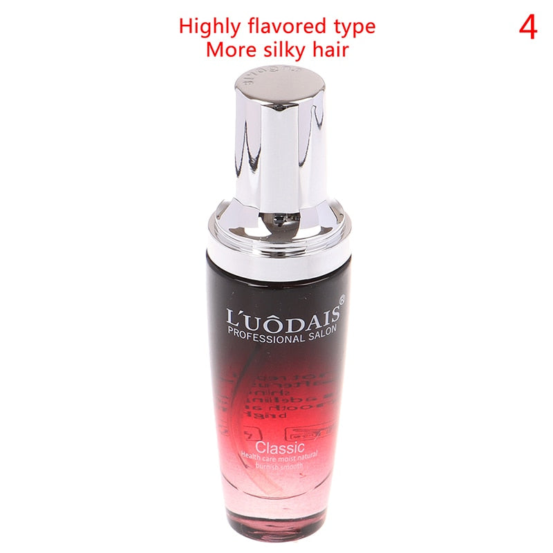 LUODAIS  Argan Oil Hair Repair Serum Fragrance  Smoother Shine Protect Hair