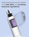 COSRX AHA BHA Clarifying Treatment Toner Exfoliating Facial Serum for Blackhead Removal Moisturizing