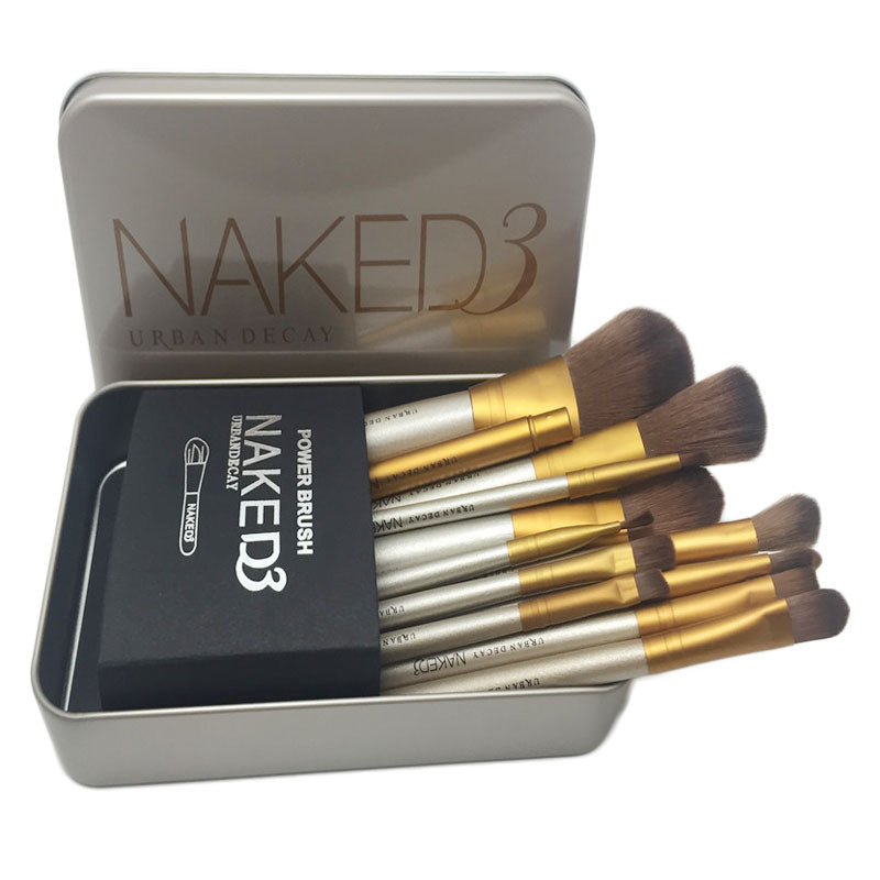 NAKED 3 Makeup Brush Eye Shadow Set 12pcs/lot