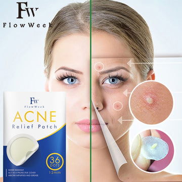 Flow Week Acne Pimple Patch Stickers 36 Dots 12mm