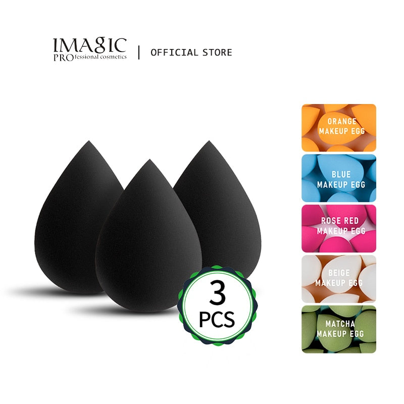 IMAGIC Makeup Sponge Professional Cosmetic Puff 3Pcs