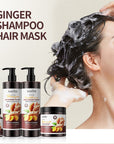 SADOER Ginger Shampoo Conditioner Mask Promote Hair Growth