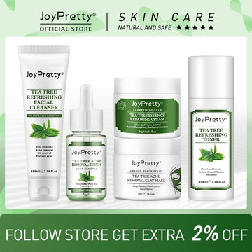 JoyPretty Tea Tree Skin Care 5 Piece Set