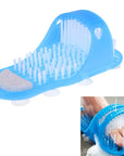 Plastic Bath Shower Feet Massage Slippers Bath Shoes Brush