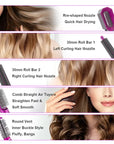 Curling Comb and Straightener 5-in-1