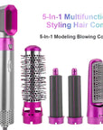 Curling Comb and Straightener 5-in-1